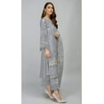 thumbnail image 3 of Gorgeous Girls Wear Pakistani Indian Designer Salwar Kameez Trouser Pant Dress ( Gray, XS - 36 ), 3 of 6