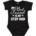 thumbnail image 3 of Inktastic My Best Friend is My Step Dad with Hearts Boys or Girls Baby Bodysuit, 3 of 5