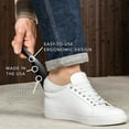 thumbnail image 2 of Cobbler's Choice Metal Shoe Horn - Designed for Comfort & Built for Durability! (8", Matte Black), 2 of 4