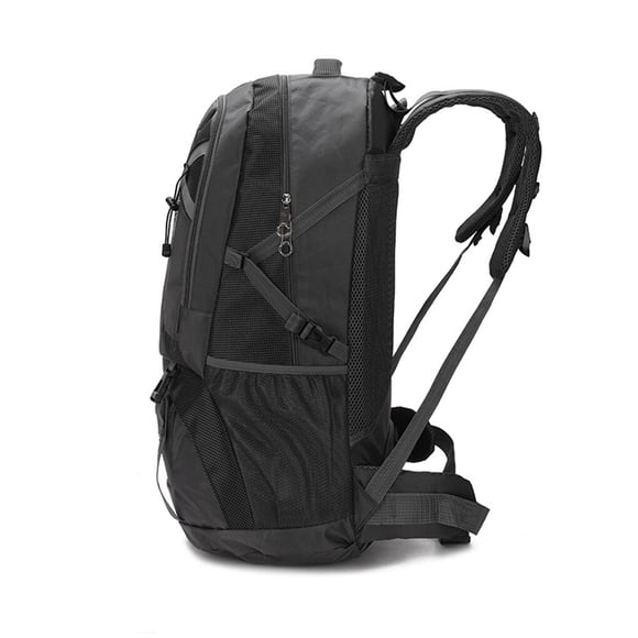 Toystoory Mochilas de 60L para senderismo al aire libre, de gran capacidad, para escalada, campamento, pesca, viaje, senderismo, Ropa Deportiva, Zapatos Negro