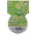 thumbnail image 1 of El Beadsmith Flex-Rite Nylon Recubierto de 49 hilos, Acero Inoxidable, 1 of 3