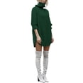thumbnail image 3 of CAIXIA Knit Sweater For Women Casual Longline Solid Color Pullover Sweater Soft Comfortable Turtleneck Knit Top For Everyday Wear And Versatile Outfits Cute Sweatshirts For Women, 3 of 6