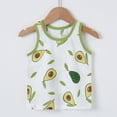 thumbnail image 5 of NIEWTR Tank Tops for Boys Casual Sleeveless Shirt Cute Print Summer Undershirts Clothes Crew Neck Tanks Kids for Toddler Boys and Girls(A-Green,18-24 Months), 5 of 5
