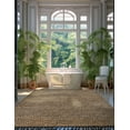thumbnail image 6 of Unique Loom Braided Jute Collection Area Rug - Assam (8' x 10' Rectangle Black/Natural), 6 of 6