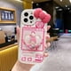 thumbnail image 3 of Sanrio-funda de teléfono de Hello Kitty My Melody, carcasa de silicona anticaída para iPhone 15, 14, 13, 12, 11 Pro Max, Mini, XR, XS MAX, 8, X, 7, SE Plus, 3 of 5