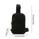 thumbnail image 4 of Bolsa de pecho | Mochila bandolera bandolera de poliéster - Mini bandolera para viajes al aire libre | Correa elástica ajustable | 7,6 x 5,3 x 1,9 pulgadas | Blanco Caqui Naranja | 1 Pieza, 4 of 9