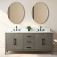 thumbnail image 4 of Vanity Art 72” Double Sink Bathroom Vanity Cabinet with Engineered Marble Countertop, 4 of 10