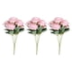 thumbnail image 1 of Ramo de rosas artificiales de 7 cabezas de seda, 3 unidades, para decoración del hogar, boda, fiesta, festival (rosa), 1 of 7
