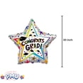 thumbnail image 6 of PMU Graduation Congrats Grad Star Shape 30 Inch Mylar Balloon Pkg/25, 6 of 6