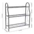 thumbnail image 2 of 3 Tier Metal Plant Stand Flower Pot Rack Holder Indoor/Outdoor Shelf Plant Stand for Closets, Kitchens, Bathroom, 2 of 13