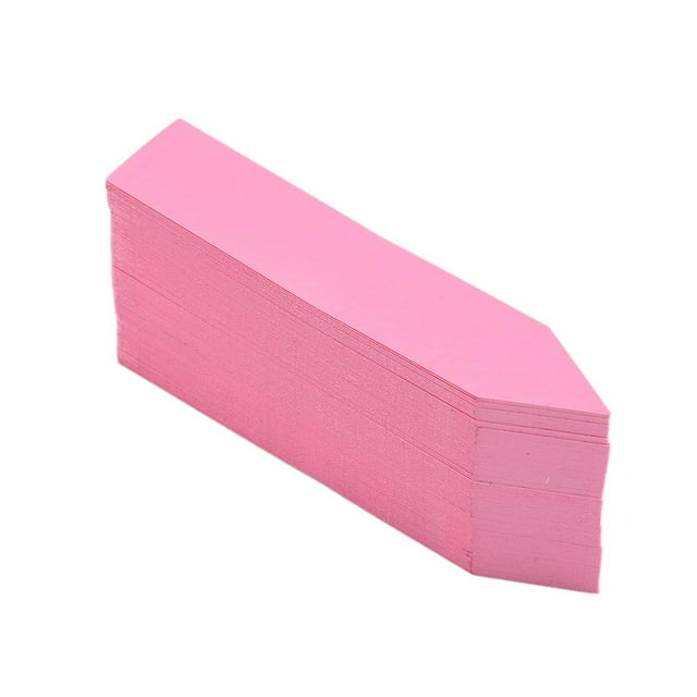 WALFRONT 100 Pcs Plastic Plant Seed Labels Pot Marker Nursery Garden Stake Tags, Pot Label Marker Sign,Flower Label