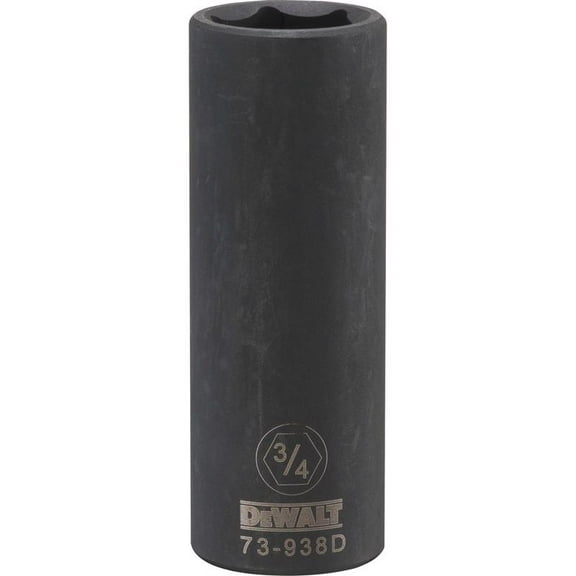 STANLEY CONSUMER TOOLS 6PT 1/2' Drive Deep Impact Socket 3/4" SAE DWMT73938OSP
