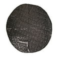 Walbest 23.62" Sequined Small Tablecloth, Round Table Cloth Cover High ...