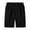 Black, variant on Classic Athletic Men's Gym Shorts, Wide Leg Pleated Baggy Sweat Shorts with Side Pockets for Running Workout Basketball Yoga Casual Pants Workout Lounge Wear Mid Rise Light Ashy Size: 3Xl