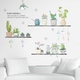 thumbnail image 3 of Un conjunto de lindos adhesivos de pared con plantas en macetas, adhesivos de pared autoadhesivos, 3 of 4