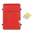thumbnail image 4 of DOLITY Lockable Wall-Mounted Mailbox, Donation Box, Versatile Ballot Box, 13.5 x 10 x 4 Red, 4 of 9