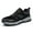 Black, variant on Sneakers for Men,Fashion Summer Sports Shoes Flat Soft Sole Non Elastic Lace Up Mesh Breathable Running Hiking Casual Style,Gravity Defyer Shoes Mens(Size:7.5)
