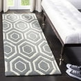thumbnail image 2 of Safavieh Chatham 2'3" X 9' Hand Tufted Wool Rug in Dark Gray and Ivory, 2 of 4