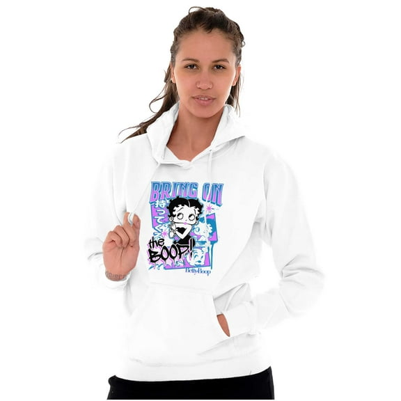 Kanji Style Cartoon Bring on the Boop Hoodie Sweatshirt Women Brisco Brands S