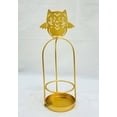 thumbnail image 2 of Metal Tea Light Candle Holder, Gold Owl Candle, Metal Home Decor, Romantic Tealight Display Tabletop Cafe Tea Light Candle Holder for Table Christmas Party Gift, 2 of 5