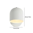 thumbnail image 3 of Lámpara De Mesilla De Hierro Lámpara de pared LED de hierro blanco para mesita de noche,ideal para dormitorio,estudio o entrada (1 unidad). Rkxzt, 3 of 9
