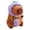 eggplant 28cm, variant on Bunblic Plush Capybara Doll, Capybara Plush Toy, Kids Room Decor, Realistic Comfortable Cute Capybara Stuffed Animal for Teens Family carrot 40cm