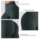 thumbnail image 5 of Pantalones cortos de yoga para mujer, cintura alta, elásticos, sin costuras, levantamiento de glúteos, medias deportivas para correr, fitness, gris L, 5 of 6