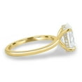 thumbnail image 2 of SOLITAIRE JEWELS 2.50CT - Oval Solitaire with Hidden Halo Engagement Ring 18K Yellow Gold, 2 of 8