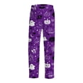 thumbnail image 4 of Satingcolo Mens Pajama Pants Funny Pajama Pants for Men Soft Halloween Printed Sleepwear Bottoms Novelty Sleep Lounge Pants, 4 of 7