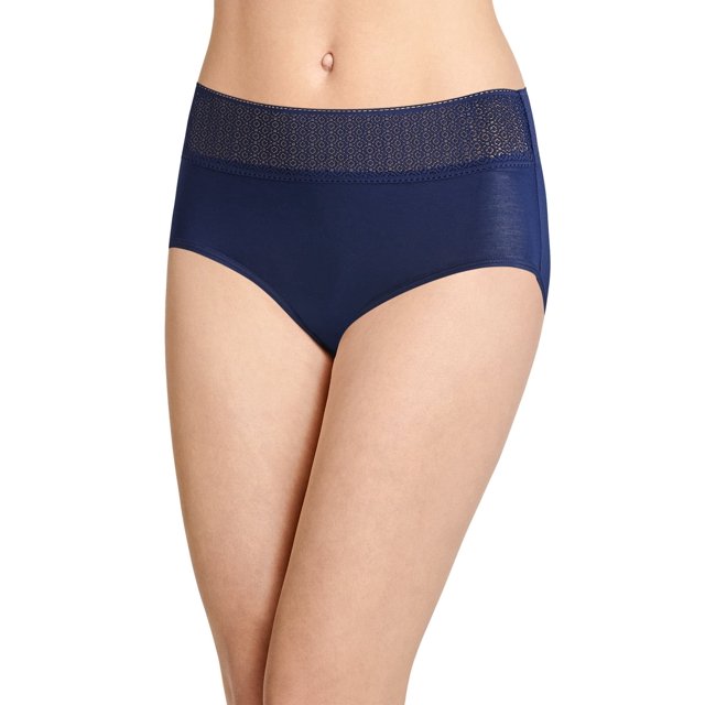 Jockey Women's Soft Touch Lace Modal Modern Brief