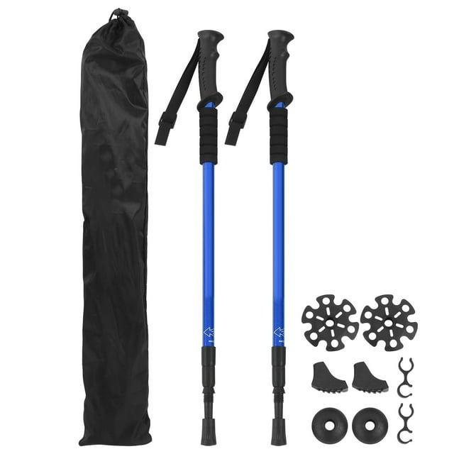Bâtons de Marche, Ensemble de Bâtons de Randonnée, Bâtons de Ski, Camping, Randonnée, Durabilité Prolongée