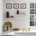thumbnail image 6 of Ballucci 24" Floating Shelves, 2-Pack Wood Wall Shelf Set with Invisible Brackets, 8" Deep, White, 6 of 9
