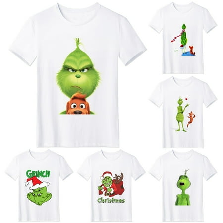 

MLFU Green Elf Youth Adult Short Sleeve Tees Summer Shirts For Men Boys