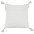 thumbnail image 4 of Fennco Styles Jute Cotton Woven Decorative Throw Pillow with Tassel 20" W x 20" L - Natural Cushion for Home Décor, Couch, Living Room, Bedroom and Special Occasion, 4 of 7
