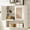 Grey, variant on Leyaoyao Bathroom Cabinet Wall Mounted, Wood Adult Hanging Cabinet, Wall Cabinets with Doors and Shelves over The Toilet for Laundry Room, Tea Brown