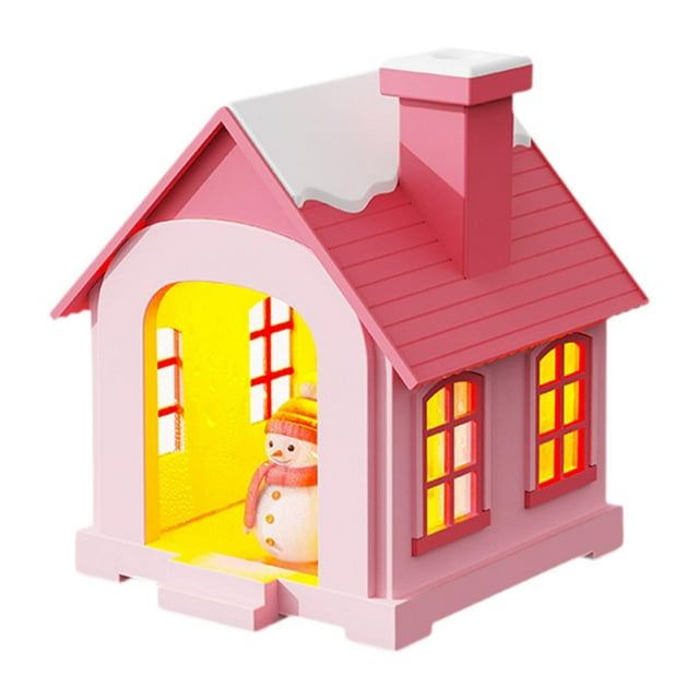 Humidificador de aire perfecl pequeño nebulización escritorio iluminación ambiental colorida rosa