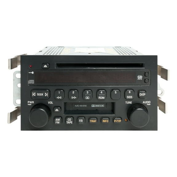 Restored 2002 Buick LeSabre OEM AM FM Cassette CD Player Radio 9366444 Option Code UN6 (Refurbished)