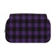 thumbnail image 2 of Disketp Purple Black Plaid Estuche de Lápices de Doble Capa con Tapa Abatible y Cremallera, Organizador Escolar para Adolescentes y Adultos, 2 of 7
