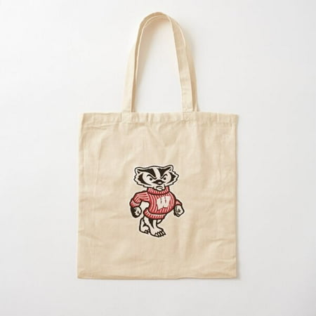 University  School  College  Uni  University Of Wisconsin  Wisconsin  Study  Spring  Flower  Homework  Badger  Bucky  Sweater  Cute  Red Canvas Tote Bag  Family Gift For Mother  Her