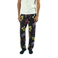 thumbnail image 2 of Five Nights At Freddy's Neon Character Heads Men's Black Sleep Pajama Pants-Large, 2 of 3
