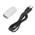 thumbnail image 1 of Adaptador HDMI compatible a VGA con salida de audio Proyector de computadora Convertidor de señal de video 1080P Conector de DVD Accesorios Inicio Bolsa hembra-hembra blanca Eigraketly EL005768-04, 1 of 7
