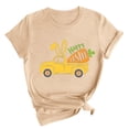 thumbnail image 2 of Patlollav Womens Tshirts Under $10, Womens Loose Tops Fashion Crewneck Easter Printed Casual Short Sleeve T-Shirt, 2 of 6