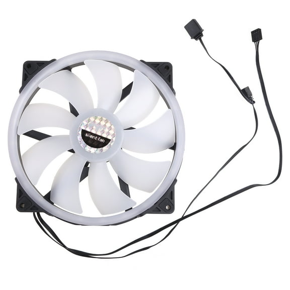 EXCIXING 200mm Silent PWM Fan ARGB CPU Cooler Radiator 5V 4Pin for Computer Chassis
