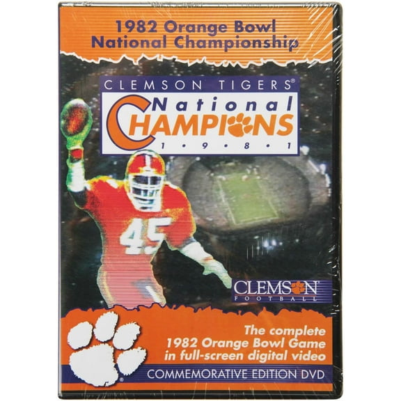 1982 Orange Bowl Championship Clemson Tigers (DVD), Team Marketing, Sports & Fitness