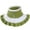 Green, variant on Ljudmp Turtleneck Dickey Collar for Women Color Block Knitted Fake Collar Detachable Ruffle Mock False Collar Buttons Decorated Neck Warmer Scarf Black