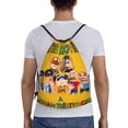 thumbnail image 2 of Lsque Sml Jeffy Print Drawstring Backpack Bag Sport Gym Sackpack Cinch Bags Drawstring Bags Draw String Sport Bag-Medium, 2 of 8
