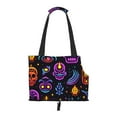 thumbnail image 5 of LNWH Neon Icon Halloween Pattern Dog Carrier Bag, Pet Dog Carrier Purse Foldable Waterproof Pet Tote Bag for Cat and Small Dog, 5 of 8
