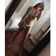 thumbnail image 2 of Traje de baño tipo bikini SherryDC para mujer, acolchado, azul cielo, 2 of 6