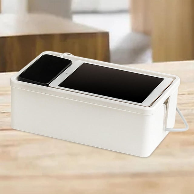 Organizador de cables, caja de gestión de cables, cubierta de almacenamiento para cables, Protector , caja de gestión de cables, ocultador para