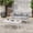 Off White+Light Grey, variant on Christopher Knight Home 2-Piece Outdoor Furniture Set, Woven Rope Loveseat with Coffee Table, Dark Grey+Light Grey